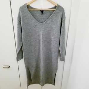 3/$45 | Forever 21 | Grey Knit Long Sweater Dress